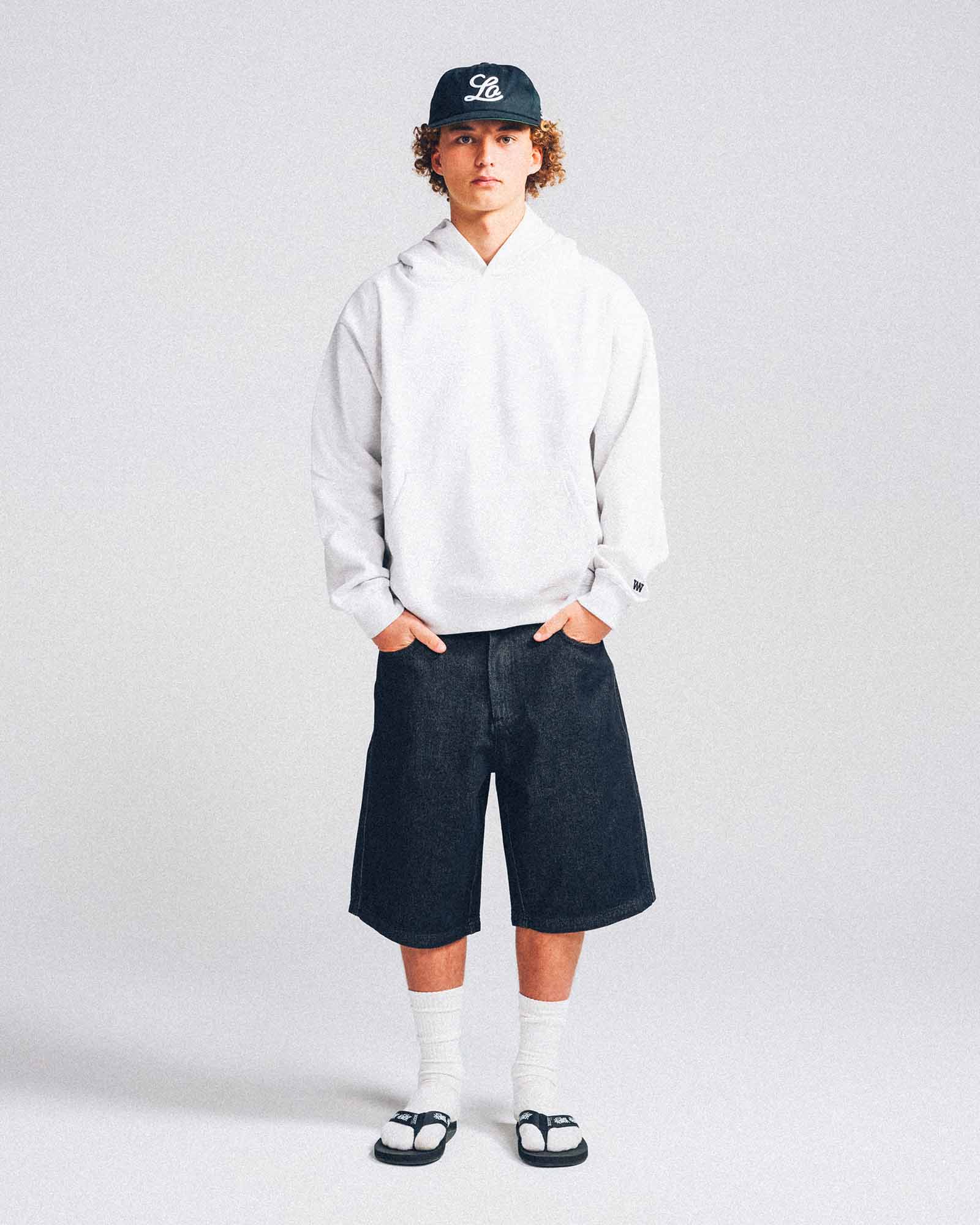 Baggy Denim Short - L