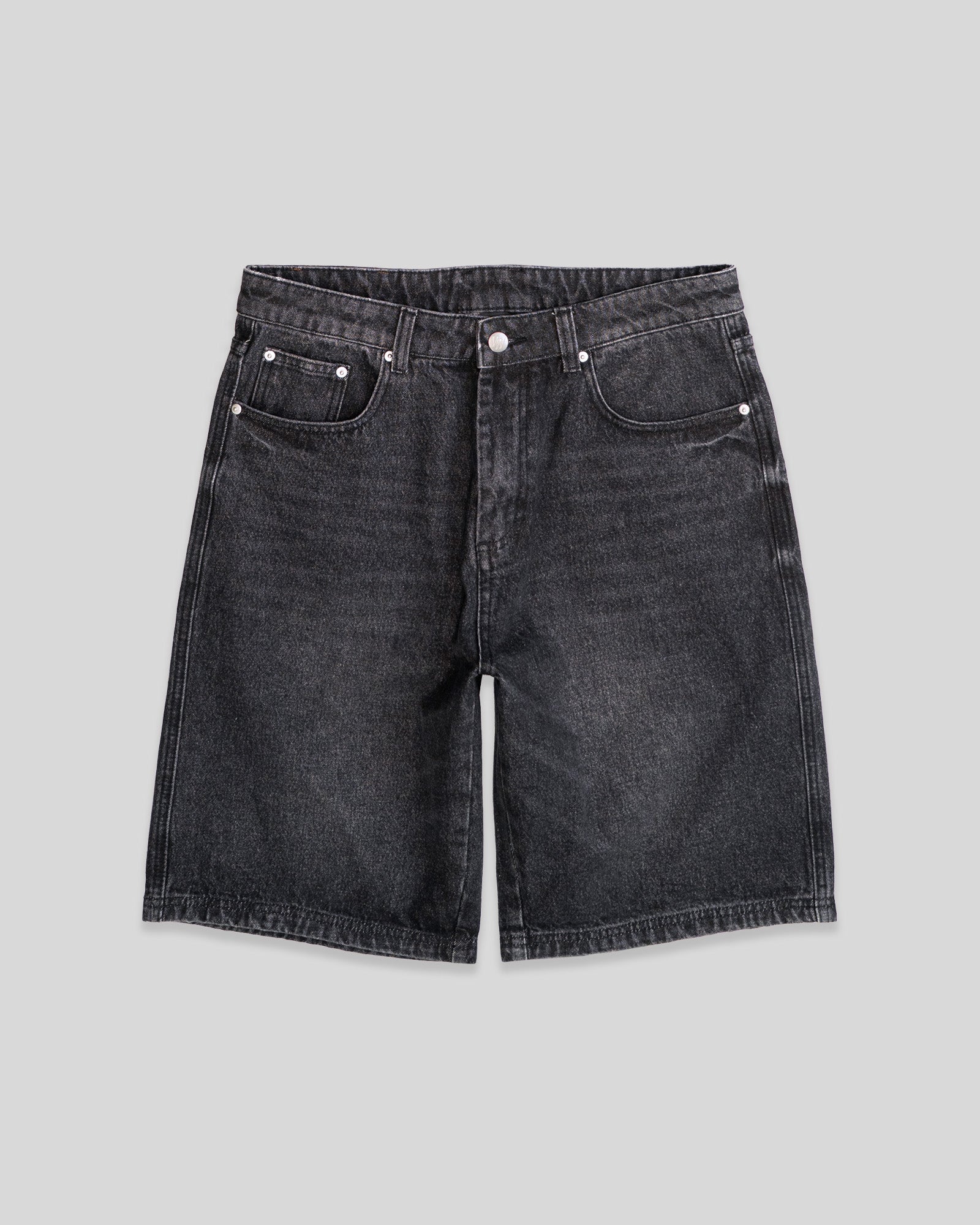 Baggy Denim Short - Rock