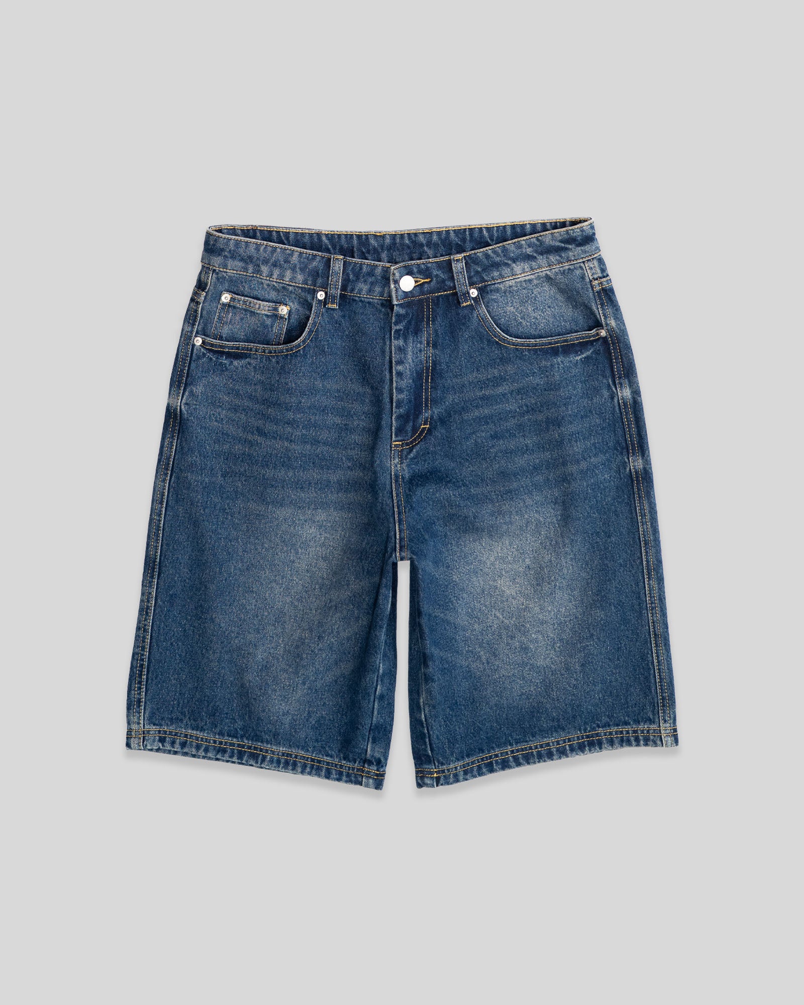 Baggy Denim Short - Rock