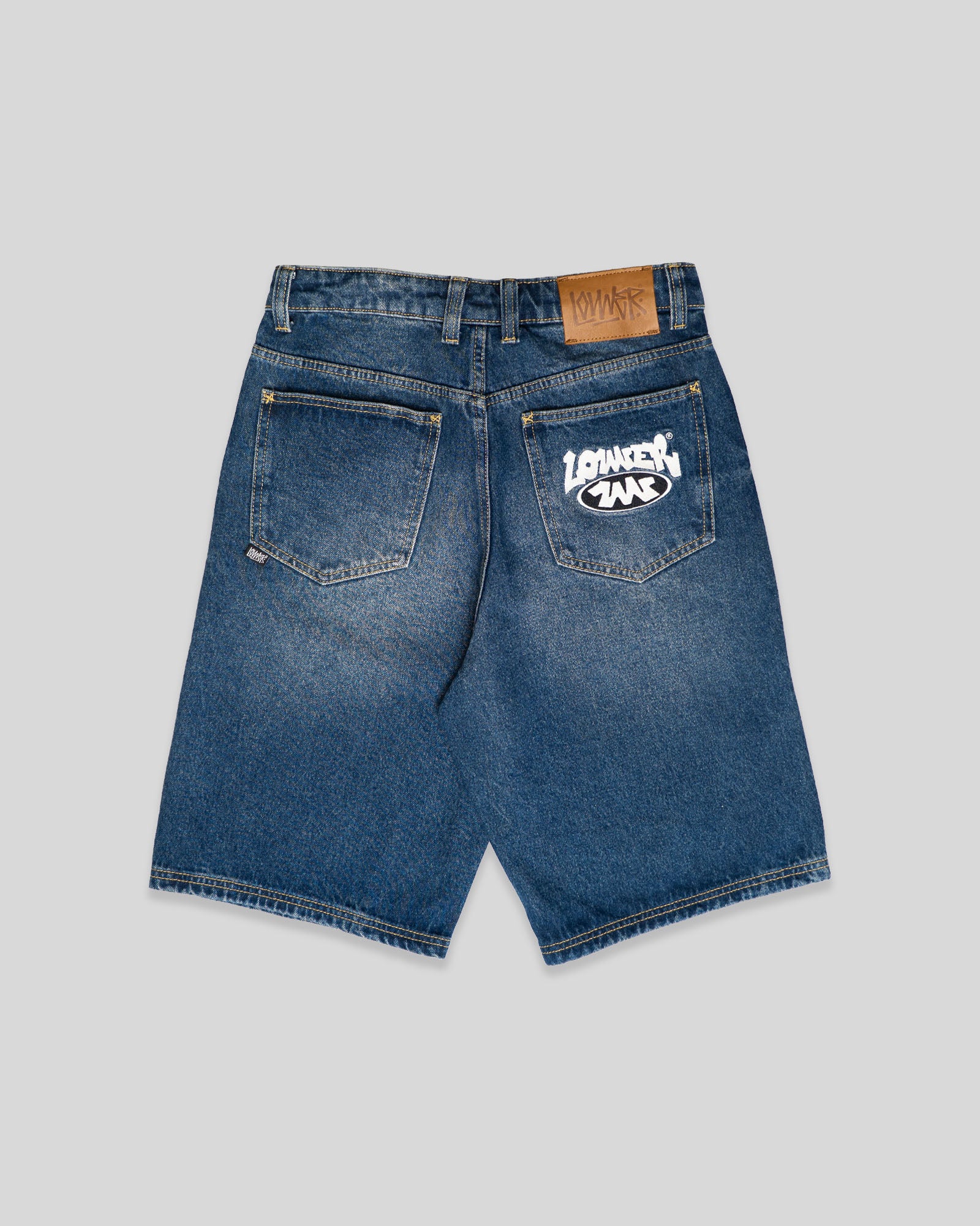 Baggy Denim Short - Rock