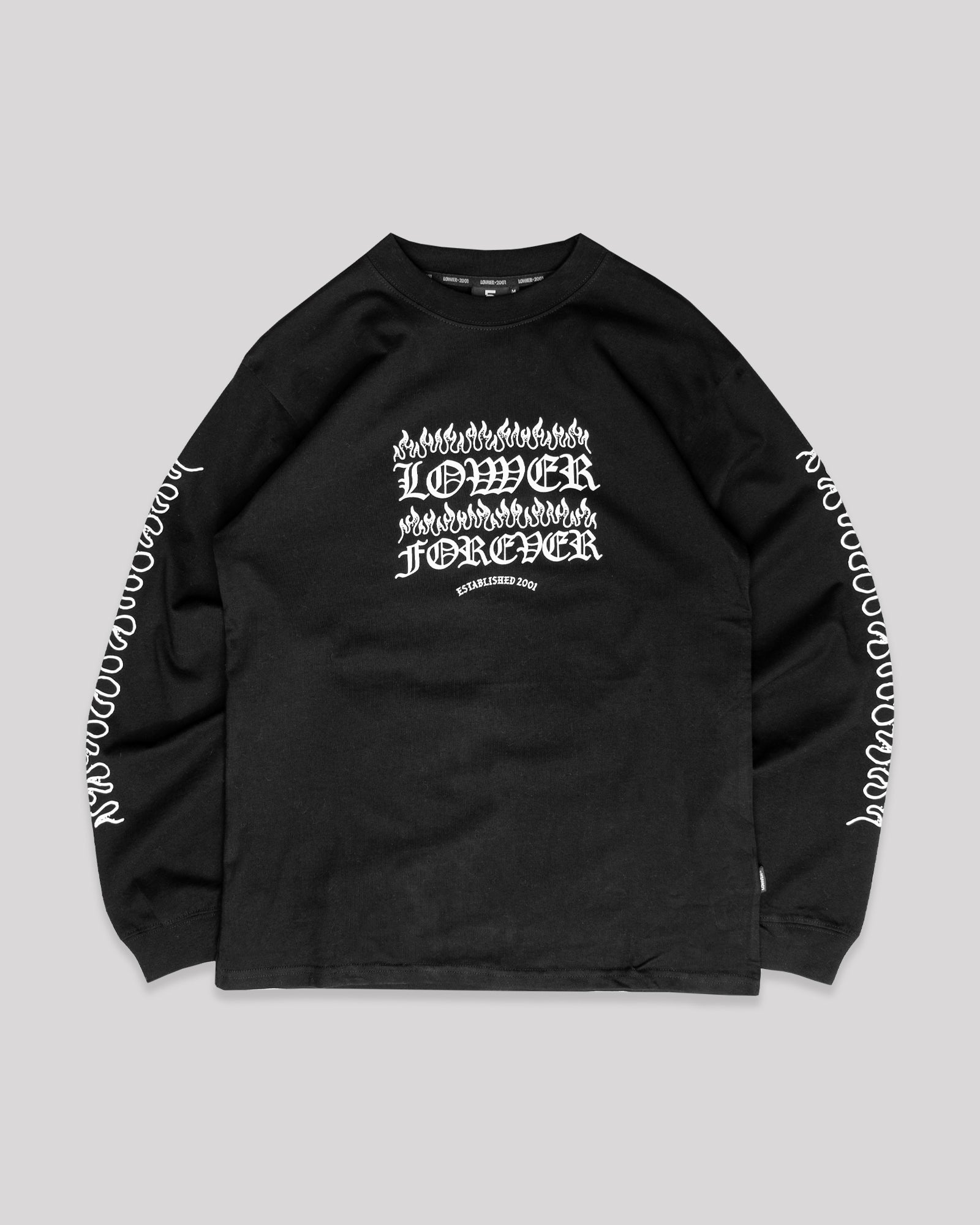 Beefy Longsleeve Tee - English Flames