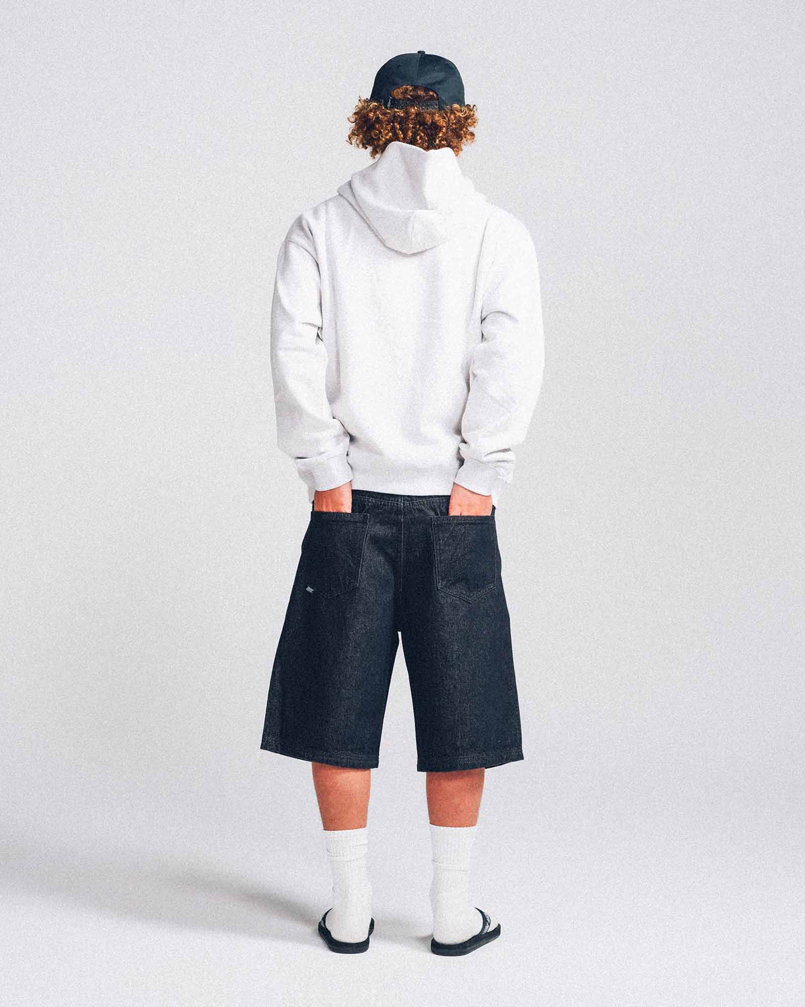 Baggy Denim Short - L