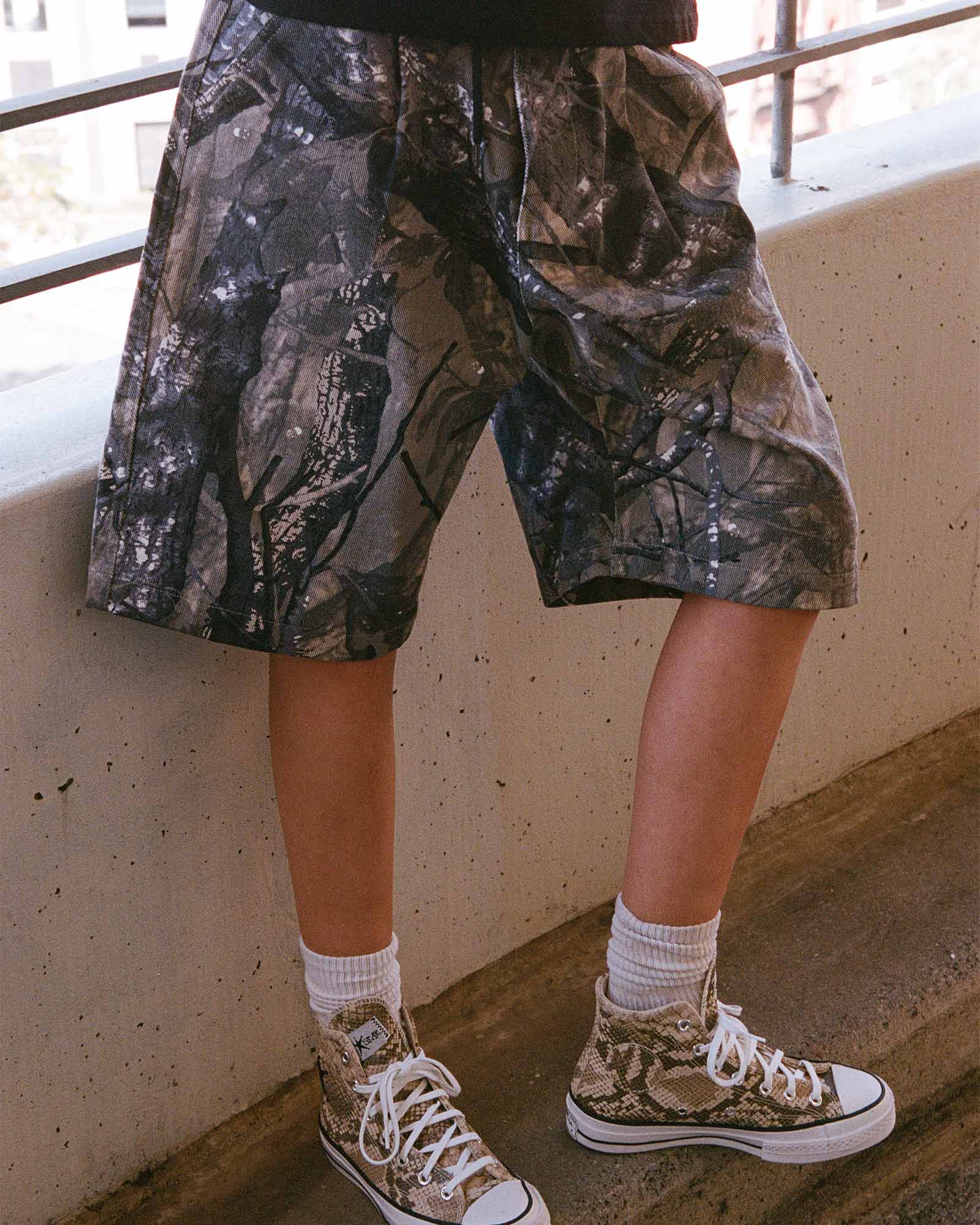 Phat Short - Grey Camo
