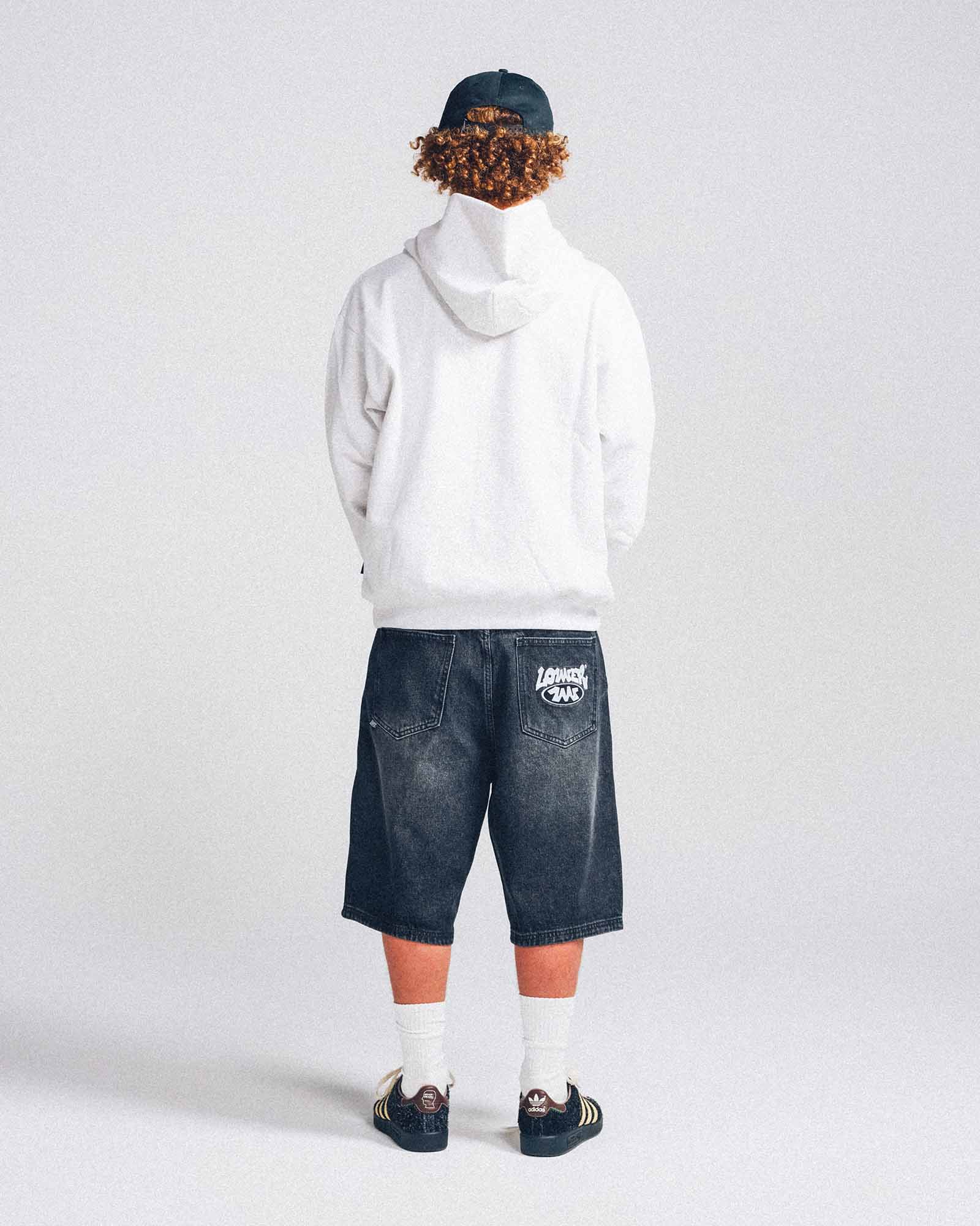 Baggy Denim Short - Rock